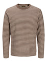 JPRBLUNATHAN STRIPED LS TEE