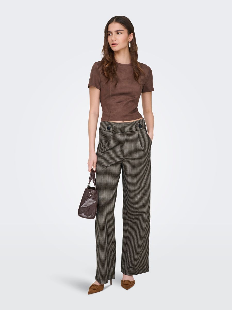 JDYGEGGO MIA LONG CHECK PANT JRS NO