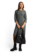 Cosy Kleid in Melange-Optik