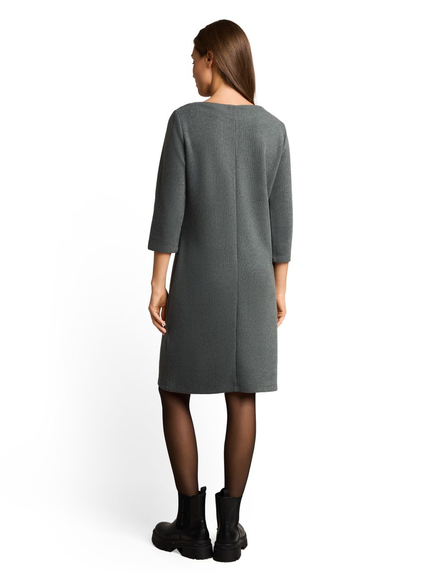 Cosy Kleid in Melange-Optik