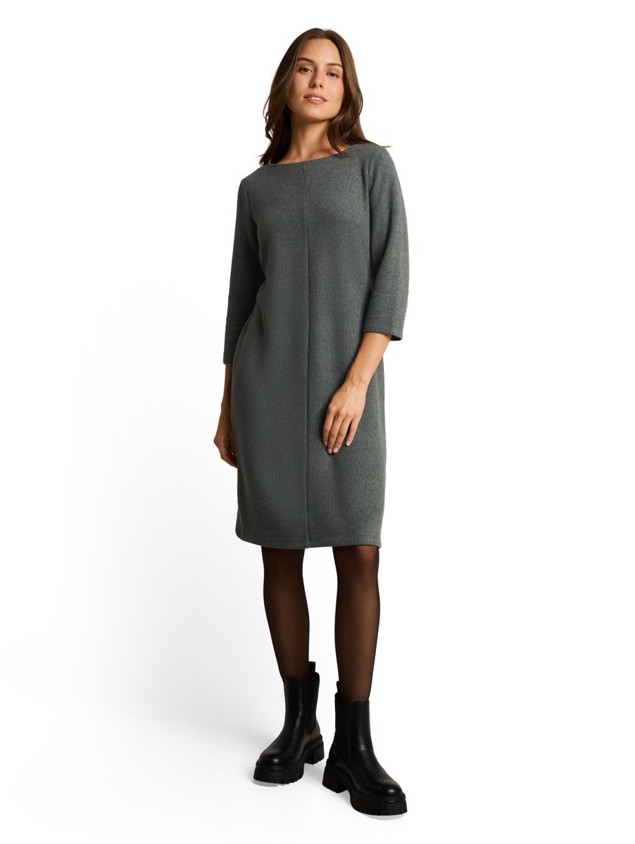 Cosy Kleid in Melange-Optik