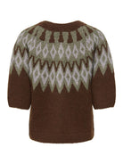ONLREYKJA SS FAIR ISLE O-NECK CARDI KNT