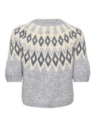 ONLREYKJA SS FAIR ISLE O-NECK CARDI KNT