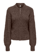 ONLBOUBLE LS O-NECK ZIP CARDIGAN KNT