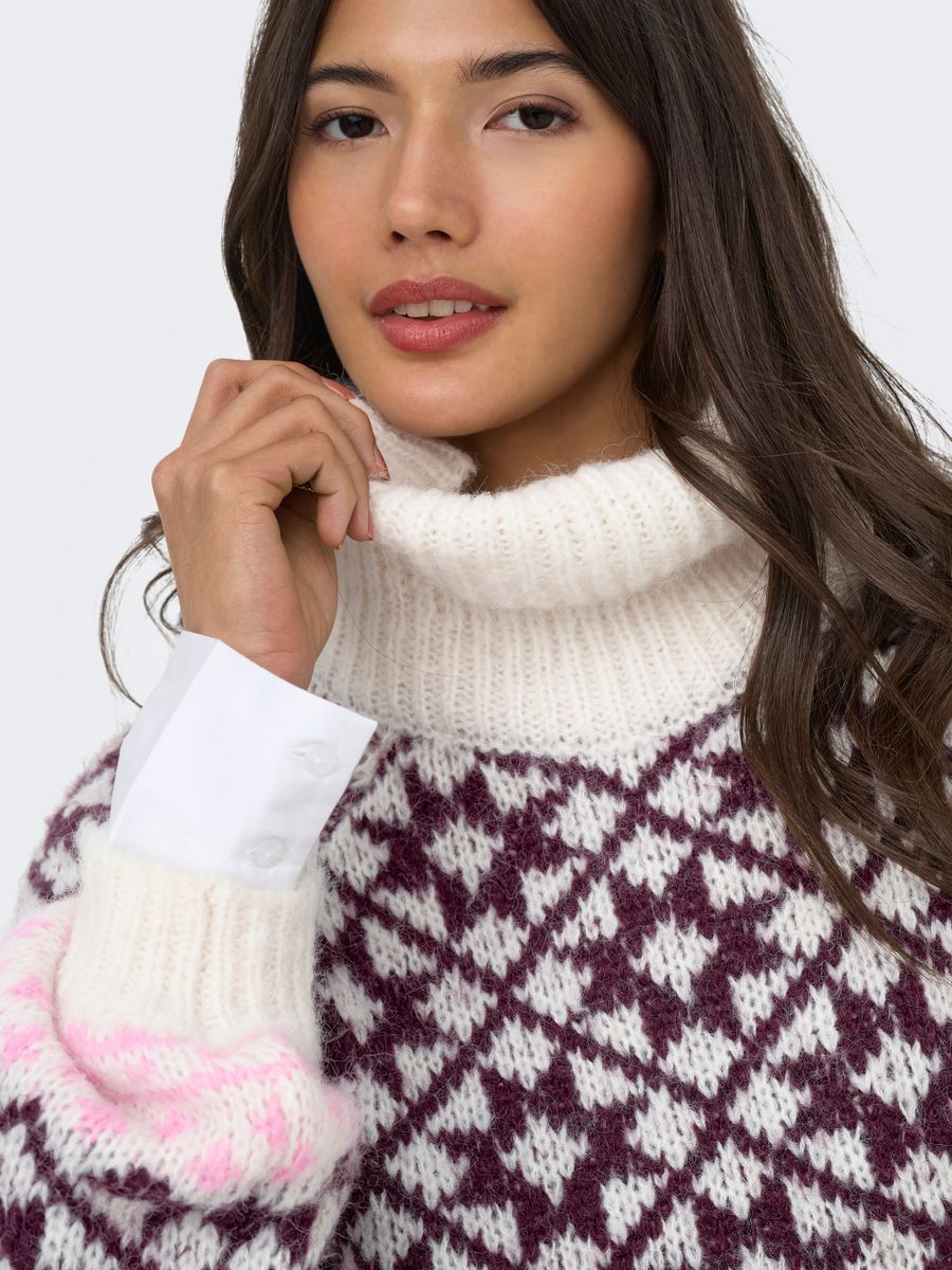 ONLCARO LS ROLLNECK CC KNT