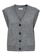JDYSUPER S/L V-NECK VEST KNT NOOS