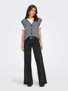 JDYSUPER S/L V-NECK VEST KNT NOOS