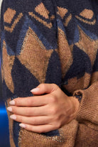 Strickpullover mit Jacquard Muster