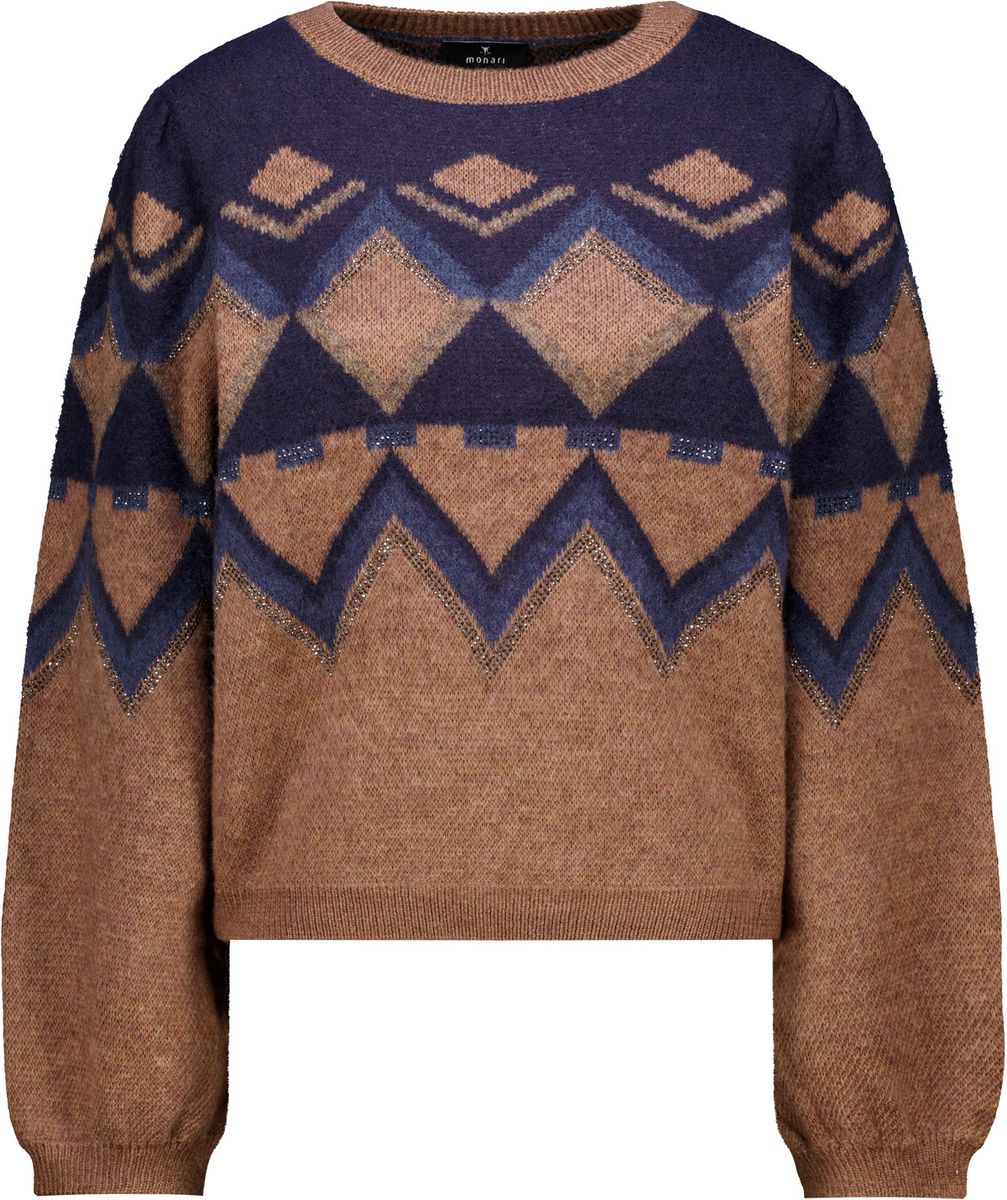 Strickpullover mit Jacquard Muster
