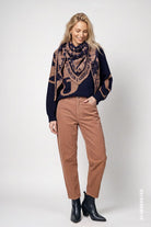 Schal mit Jacquard-Muster