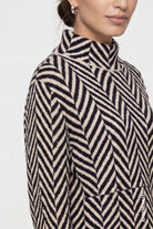 Strickpullover mit Fischgratmuster