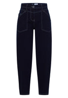 Barrel Leg Jeans mit Patch-Pockets