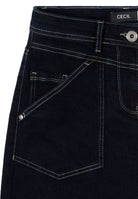 Barrel Leg Jeans mit Patch-Pockets