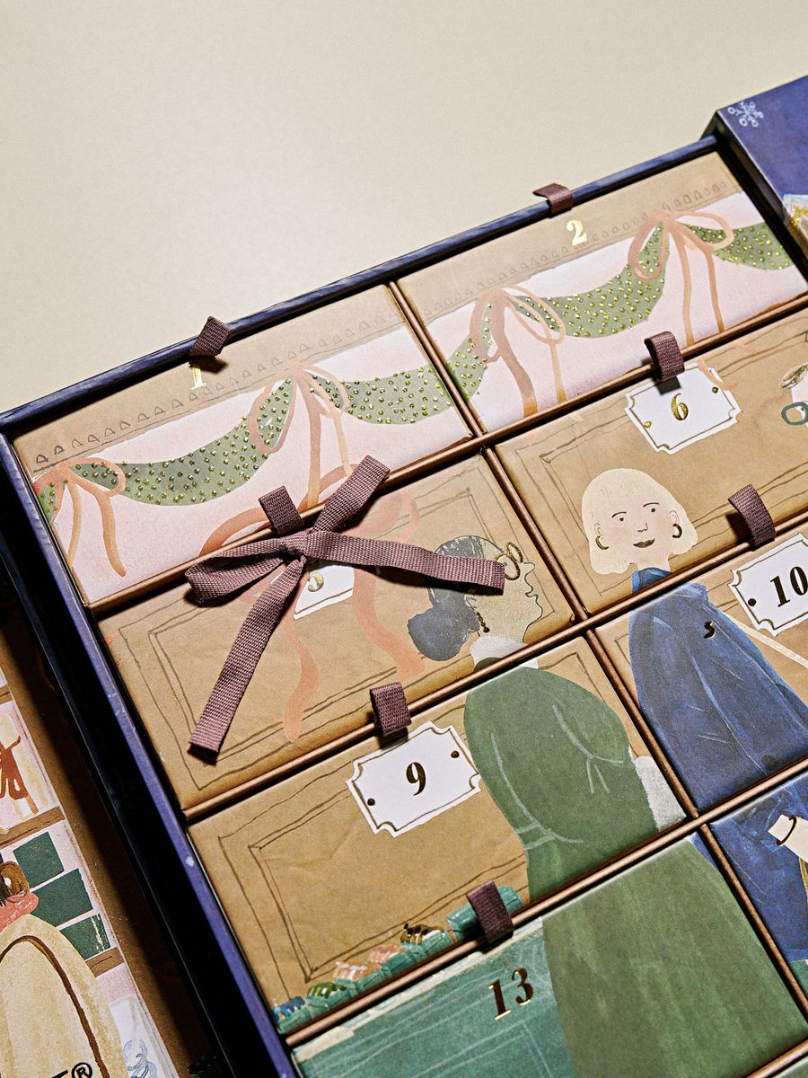Adventskalender 2026 mit 41 originalen Haargummis