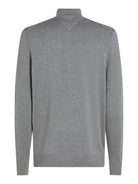 ESSENTIAL COTTON ZIP MOCK