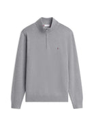 ESSENTIAL COTTON ZIP MOCK