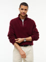 FISHERMAN RIB ZIP MOCK