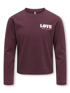 KOGMILO L/S PRINT TOP BF JRS