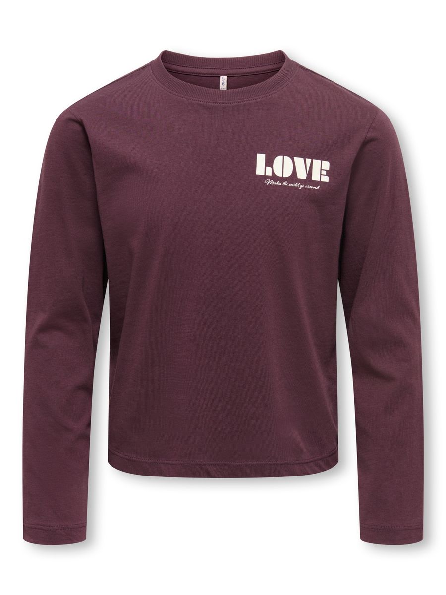 KOGMILO L/S PRINT TOP BF JRS