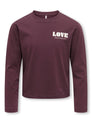 KOGMILO L/S PRINT TOP BF JRS