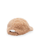 Flauschige Cap im Teddylook mit C-Patch