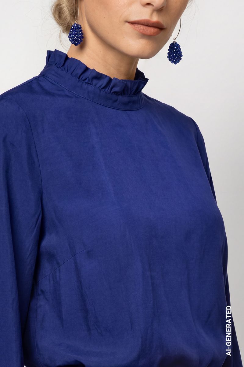 Bluse mit Rüschendetails