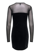 ONLSMOOTH L/S MESH MIX DRESS BOX JRS