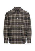 Baumwollhemd mit Button-Down-Kragen