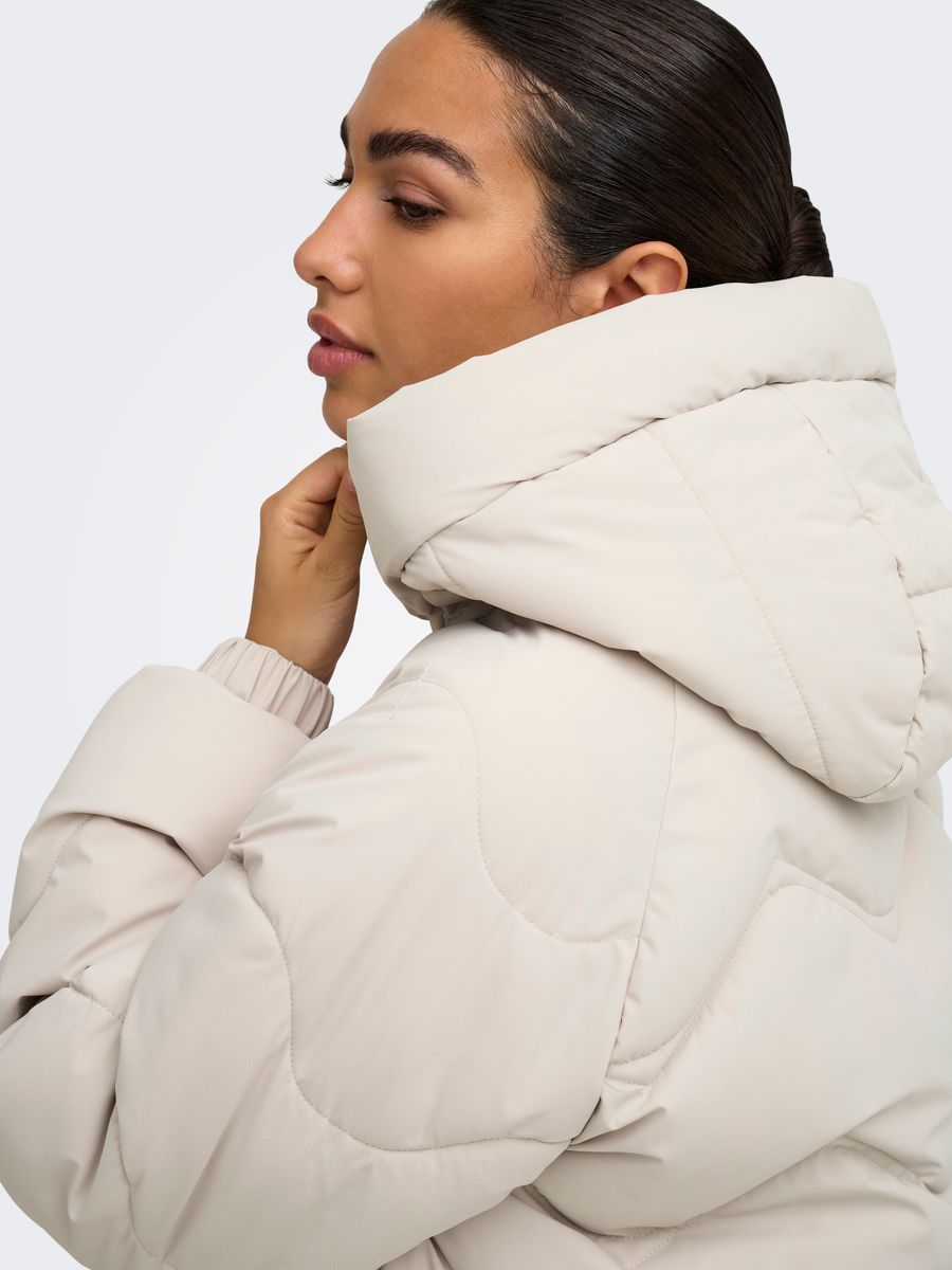 JDYPOWER SHORT HOOD PUFFER OTW HAB