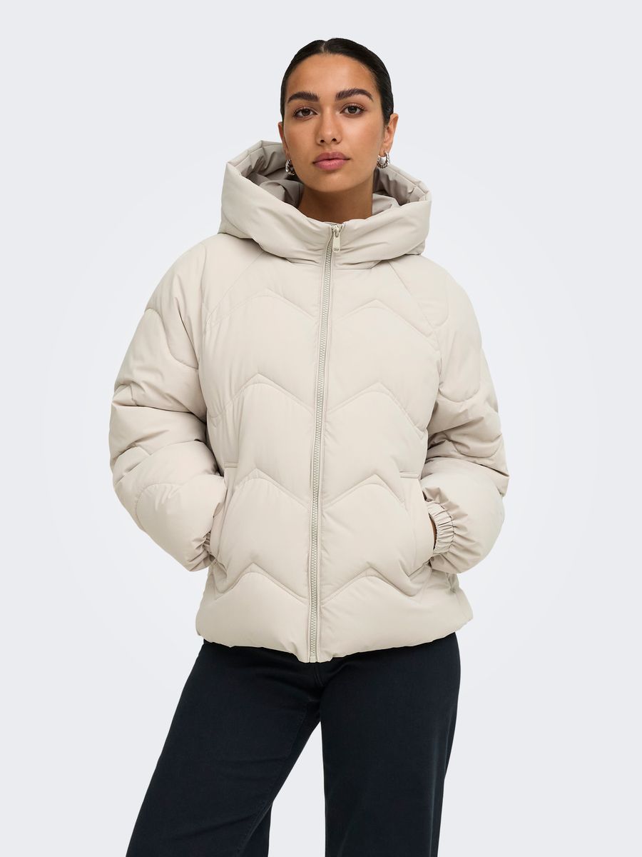 JDYPOWER SHORT HOOD PUFFER OTW HAB