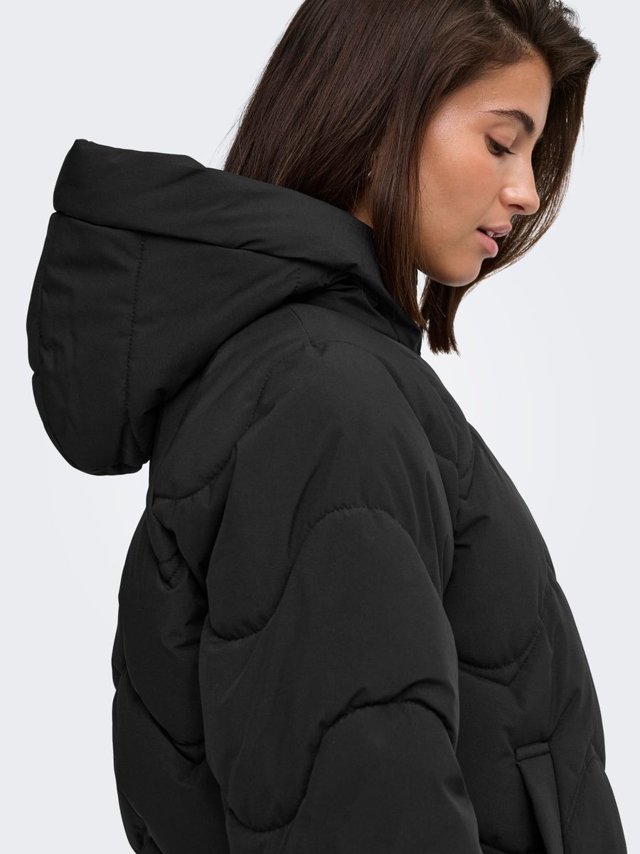 JDYPOWER SHORT HOOD PUFFER OTW HAB