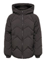 JDYPOWER SHORT HOOD PUFFER OTW HAB