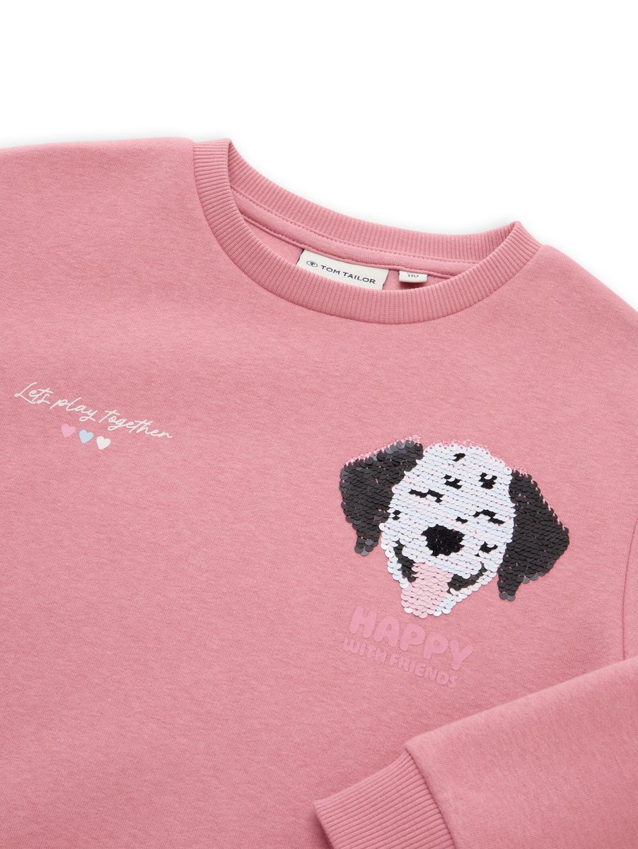 Sweatshirt mit Applikation