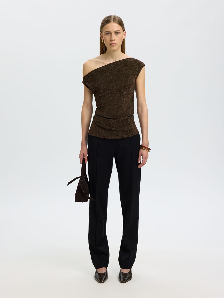 SLWNORI FITTED ASYMMETRIC TOP
