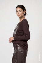 Langarmshirt mit Schmuckdetails
