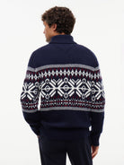 PLACED FAIRISLE WOOL BLEND ROLL