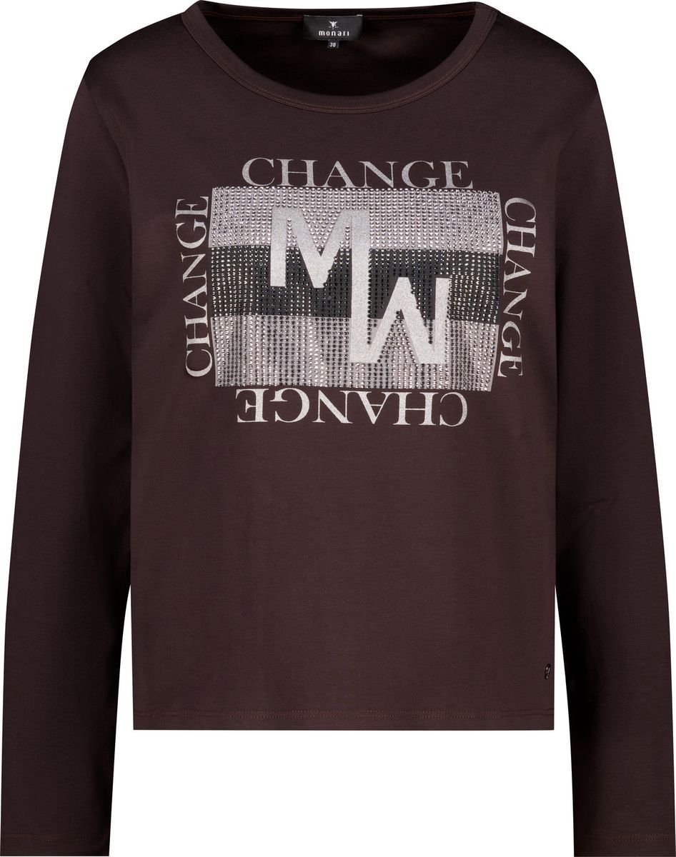 Langarmshirt mit Schmuckdetails