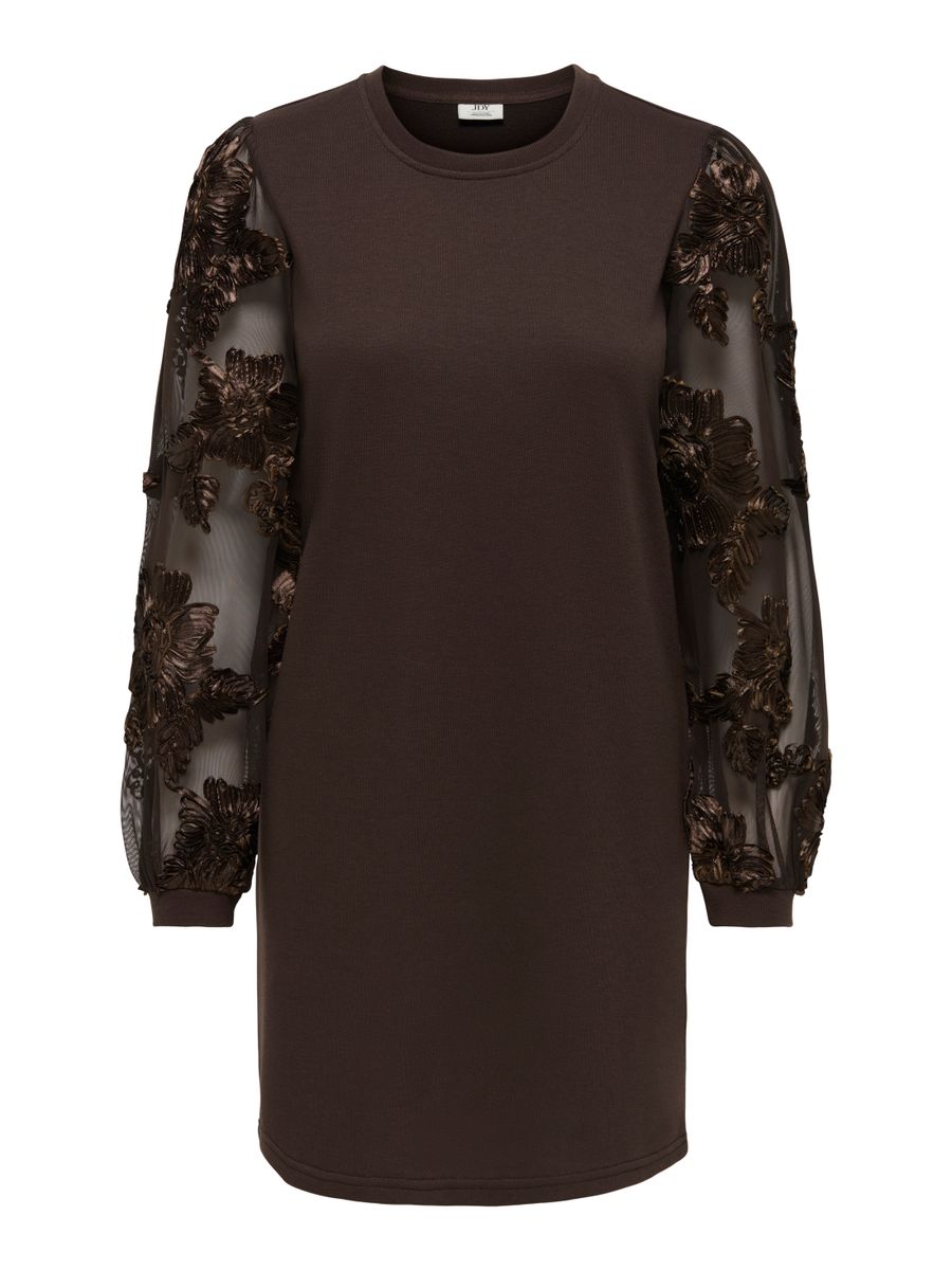 JDYFAIRVIEW LIFE L/S SWEAT DRESS JRS