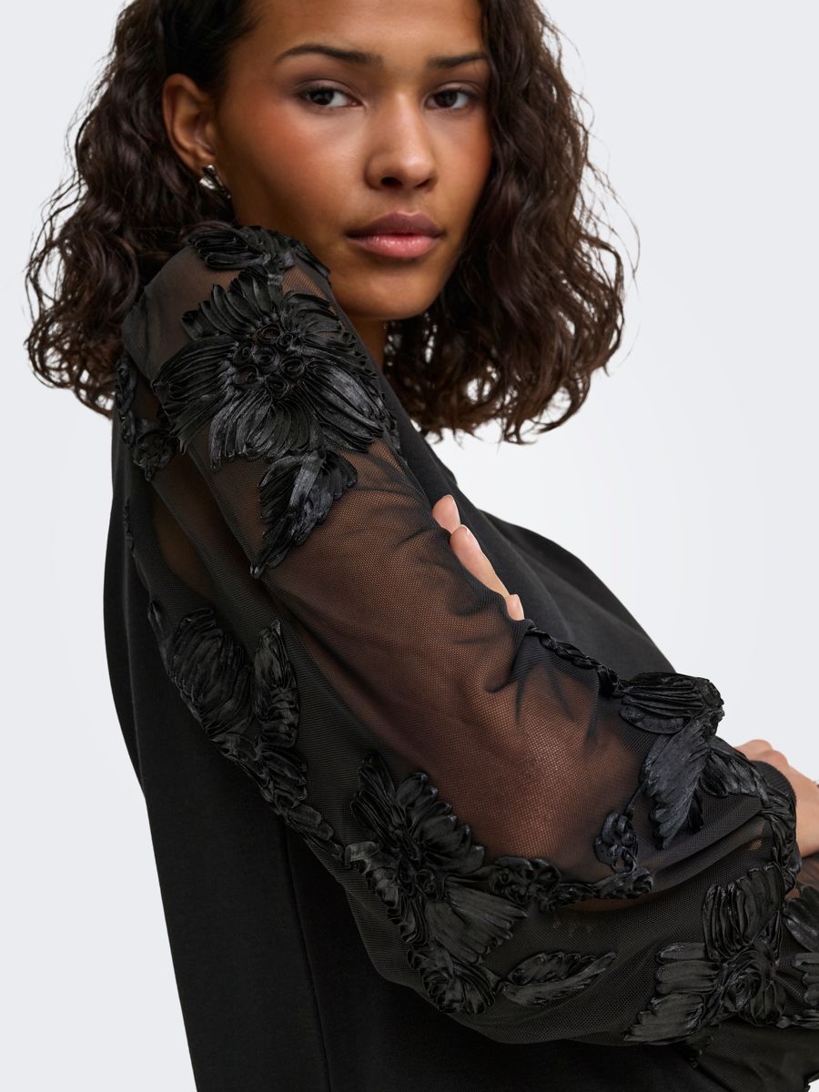 JDYFAIRVIEW LIFE L/S SWEAT DRESS JRS