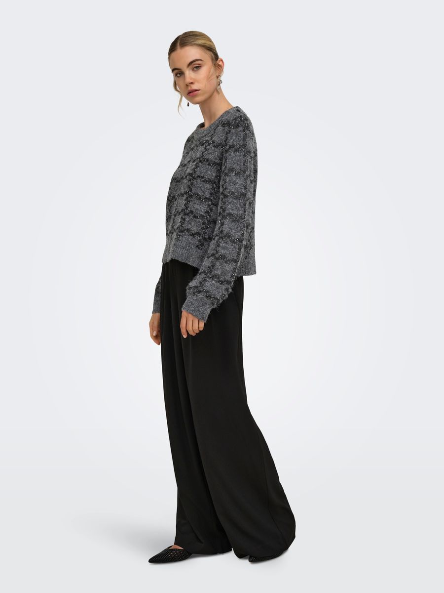 ONLDOFFA LS O-NECK GLITTER KNT