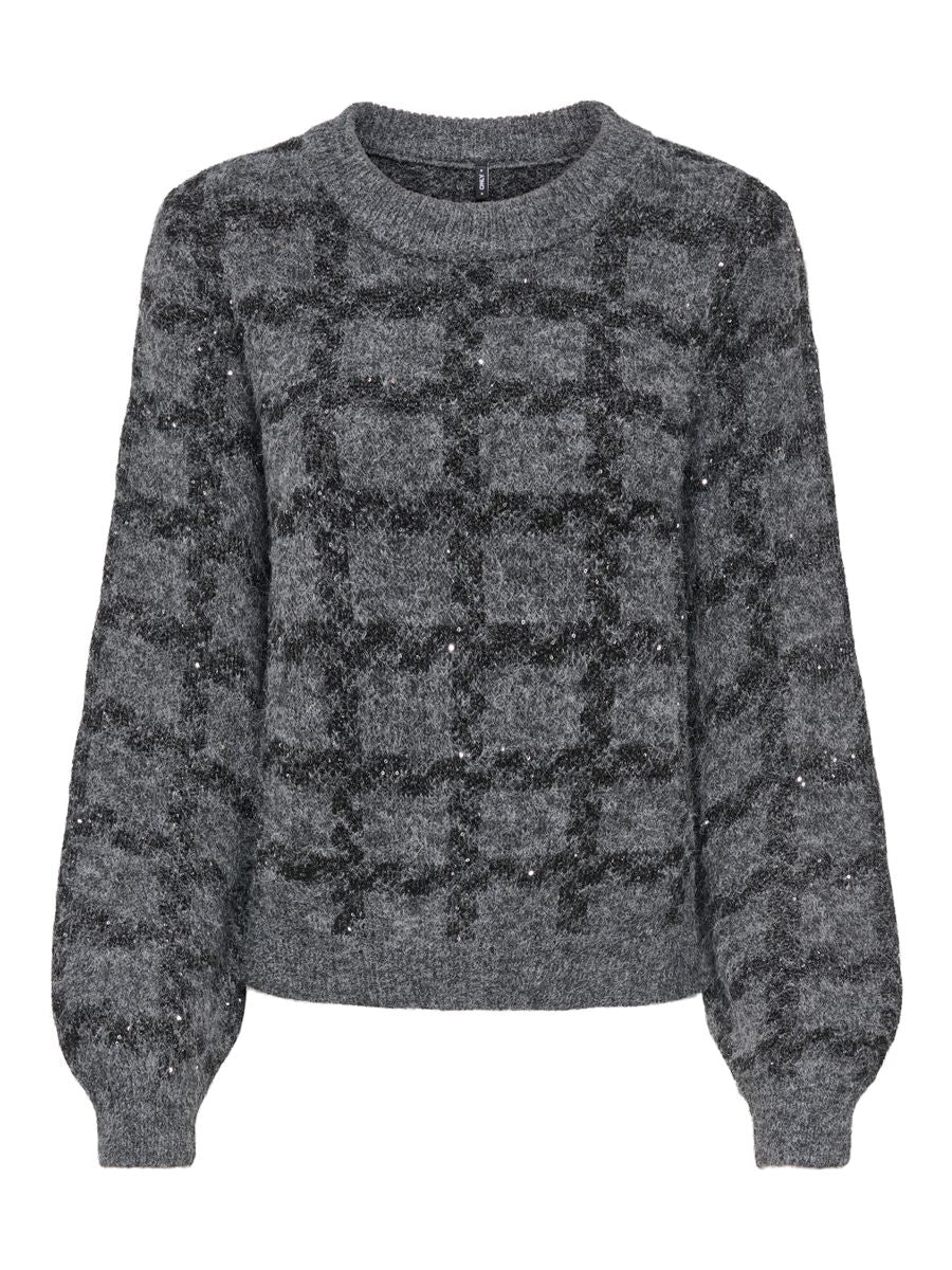 ONLDOFFA LS O-NECK GLITTER KNT