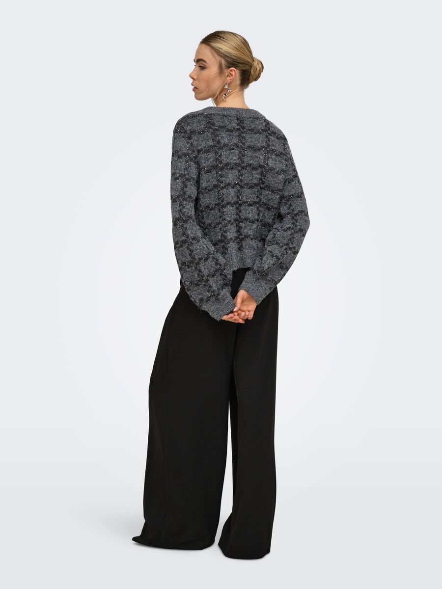 ONLDOFFA LS O-NECK GLITTER KNT