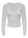 ONLRILEY L/S V-NECK TOP JRS