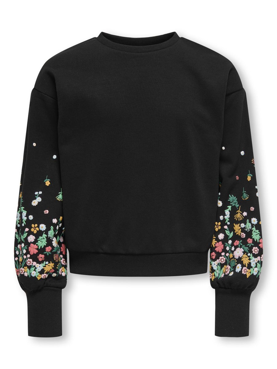 KOGBROOKE L/S O-NECK FLOWER SWT NOOS