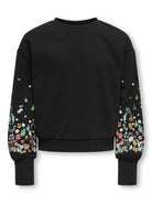 KOGBROOKE L/S O-NECK FLOWER SWT NOOS