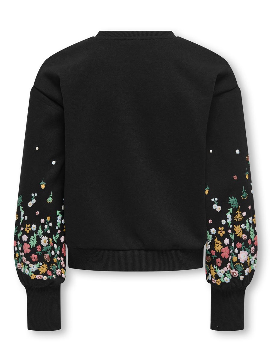 KOGBROOKE L/S O-NECK FLOWER SWT NOOS
