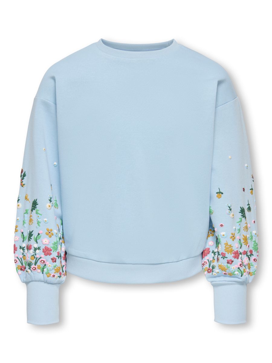 KOGBROOKE L/S O-NECK FLOWER SWT NOOS
