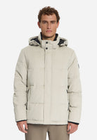 Jacket Medium Length Corduroy Hooded