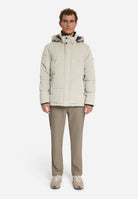 Jacket Medium Length Corduroy Hooded
