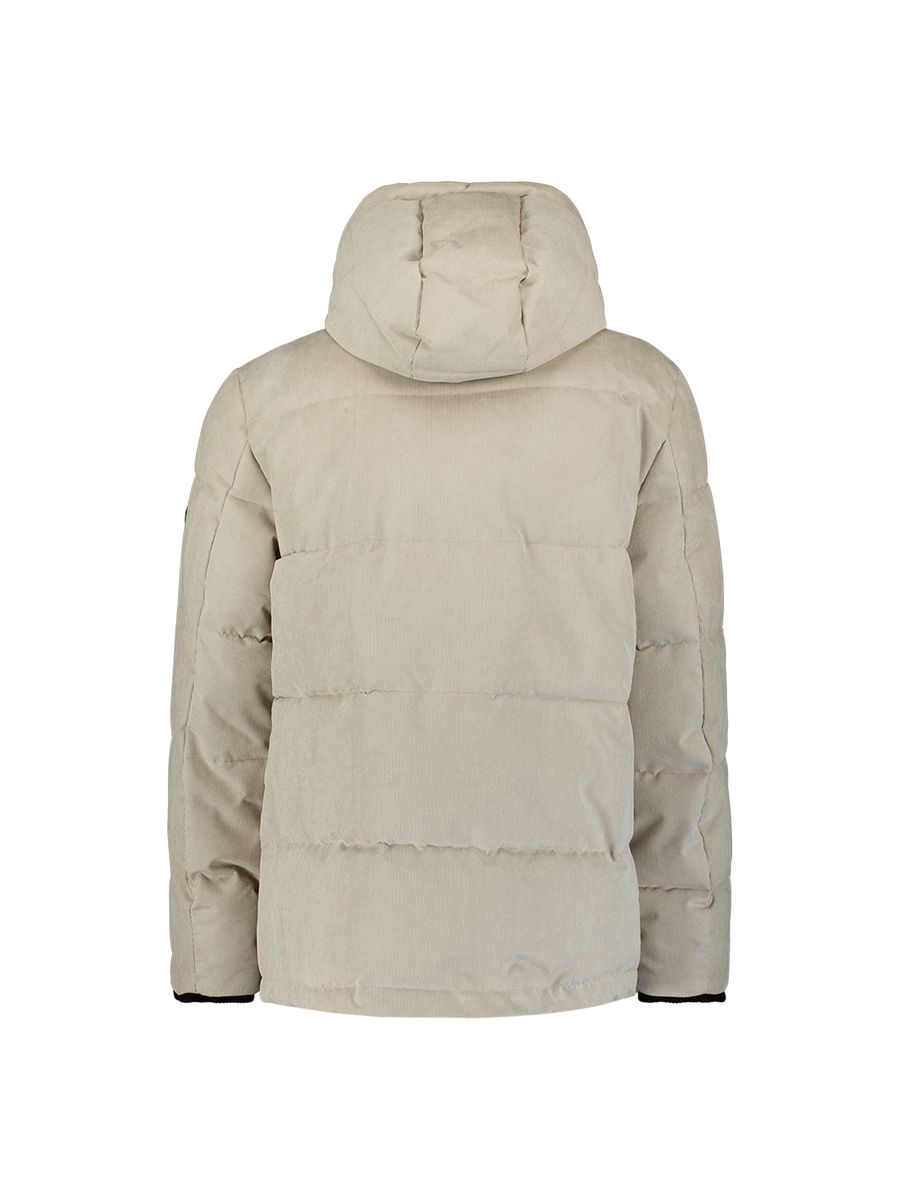 Jacket Medium Length Corduroy Hooded